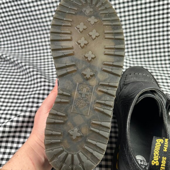 Dr Martens Ramsey II Embossed Floral Studded Creeper Monk Shoe Women's 5 - Picture 5 of 6